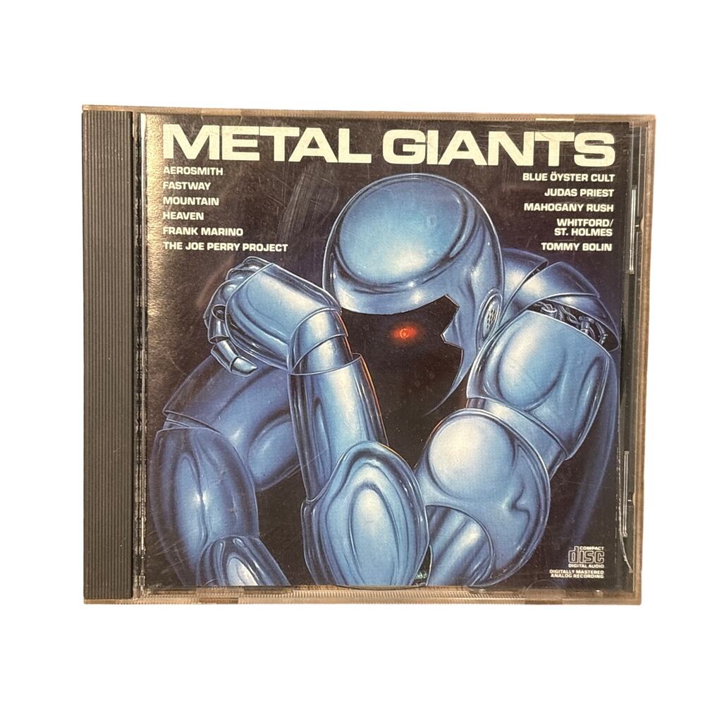 Metal Giants compilation  CD 1988 CBS records Aerosmith Judas’s priest rock roll